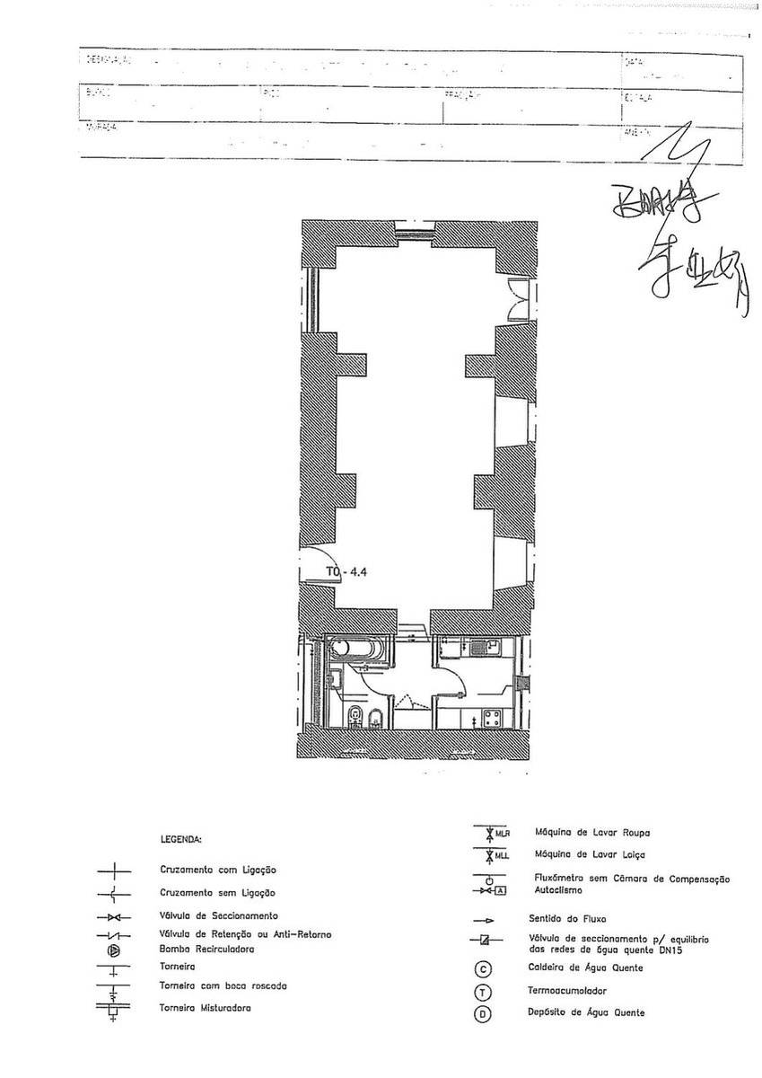 Planta 4 — Apartamento T1 à venda em Misericórdia, Lisboa