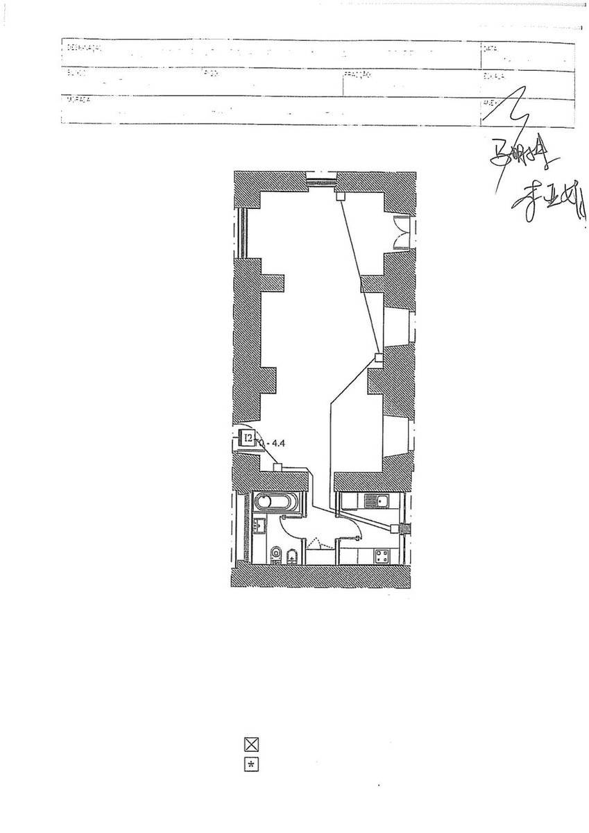 Planta 9 — Apartamento T1 à venda em Misericórdia, Lisboa